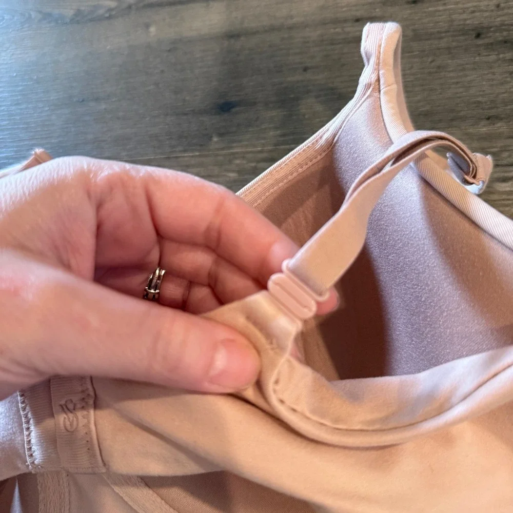 Victoria's Secret Body‎ By Victoria Lined Demi Bra Beige Mesh 34DD